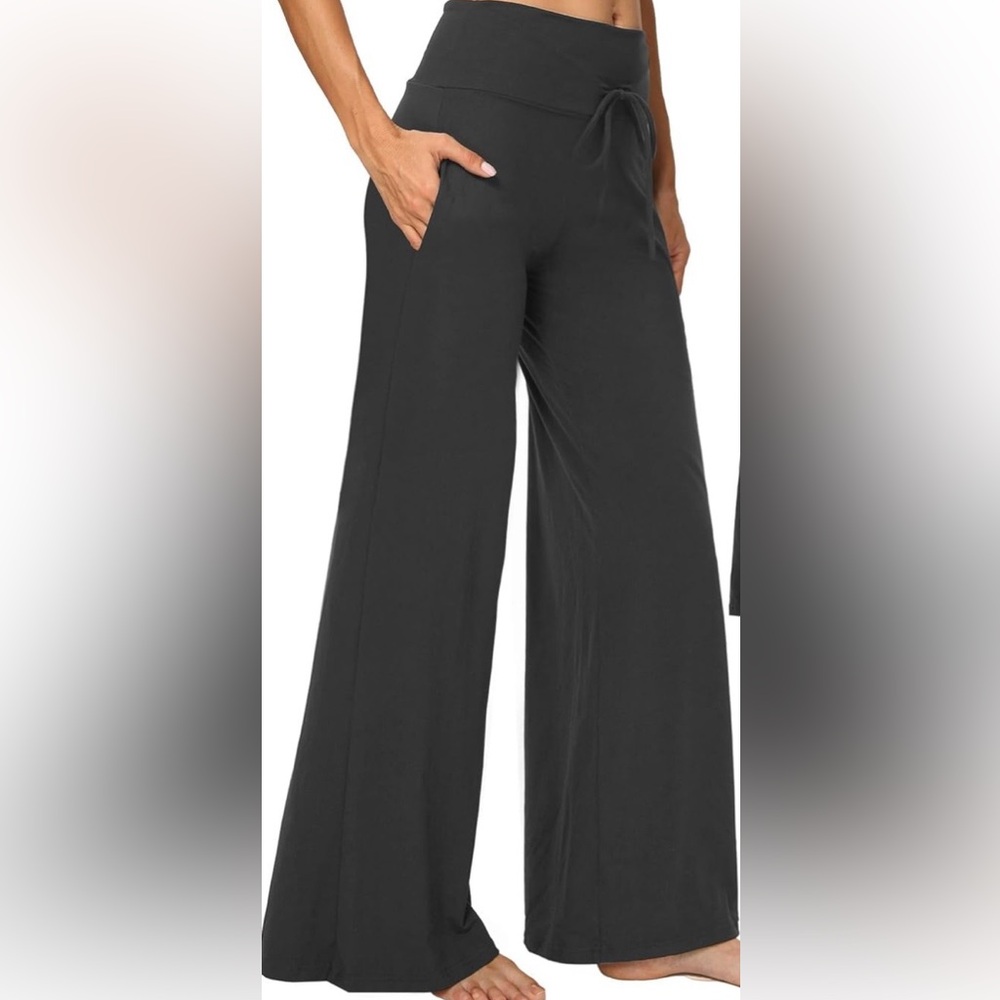 2 Pair included!! Women’s Wide-Leg Pants with Deep Side Pockets NWT